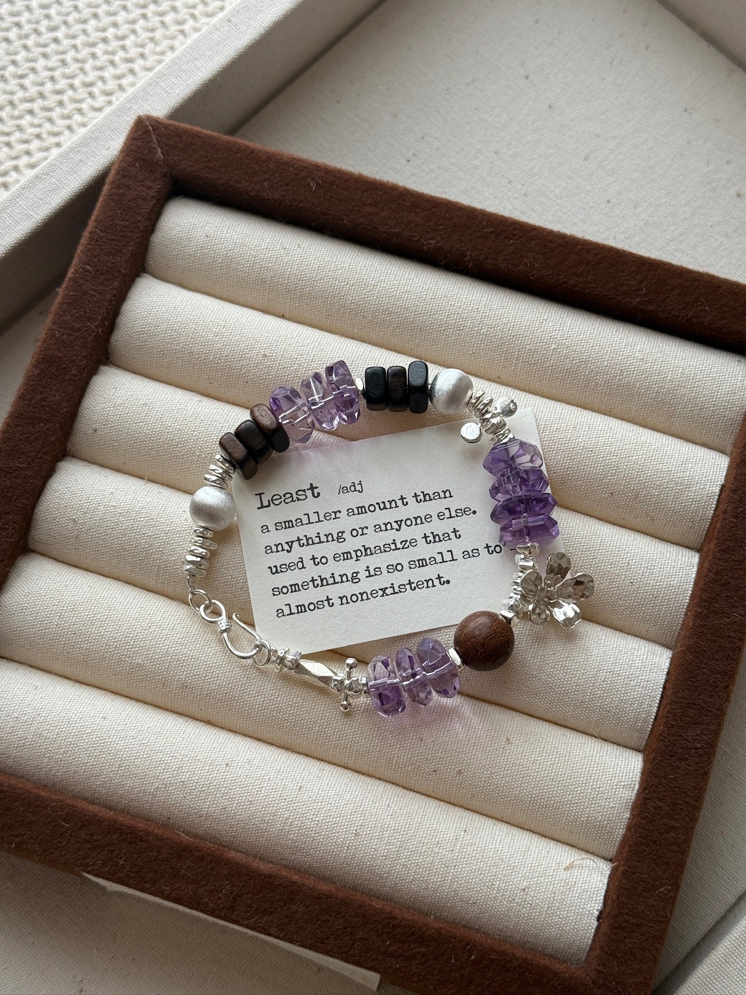 Amethyst Wisdom Bracelet - Clarity & Career Success