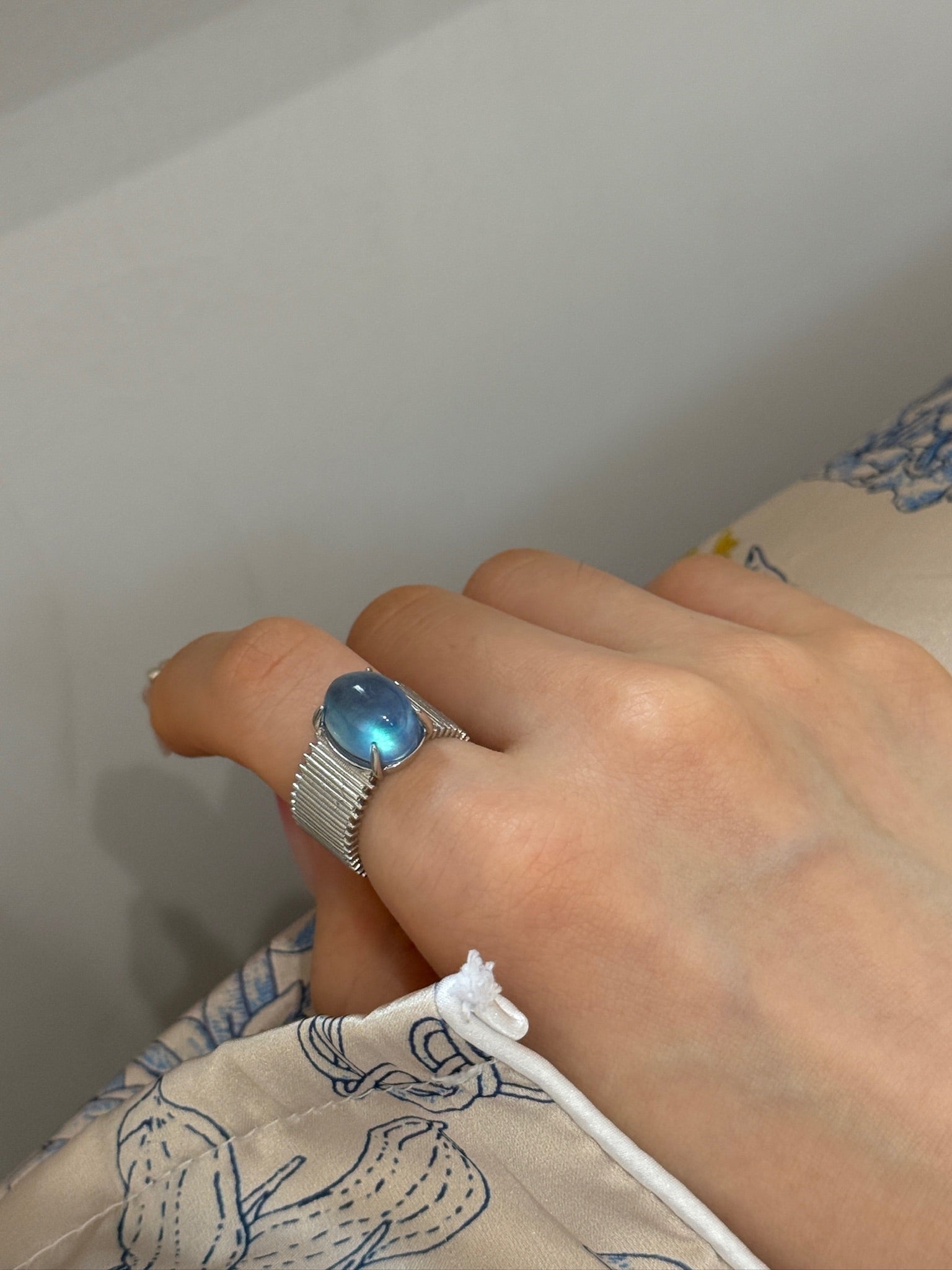 Natural Aquamarine Ring