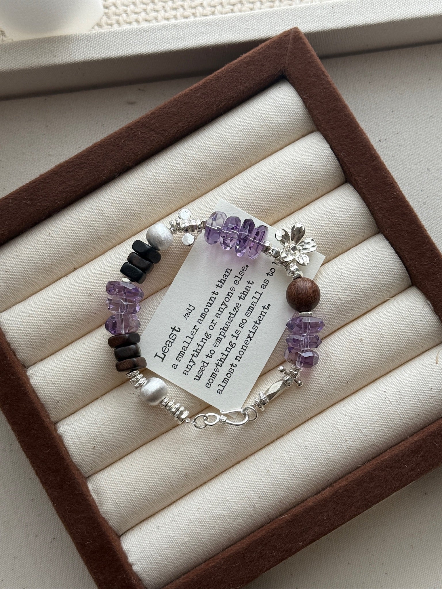 Amethyst Wisdom Bracelet - Clarity & Career Success