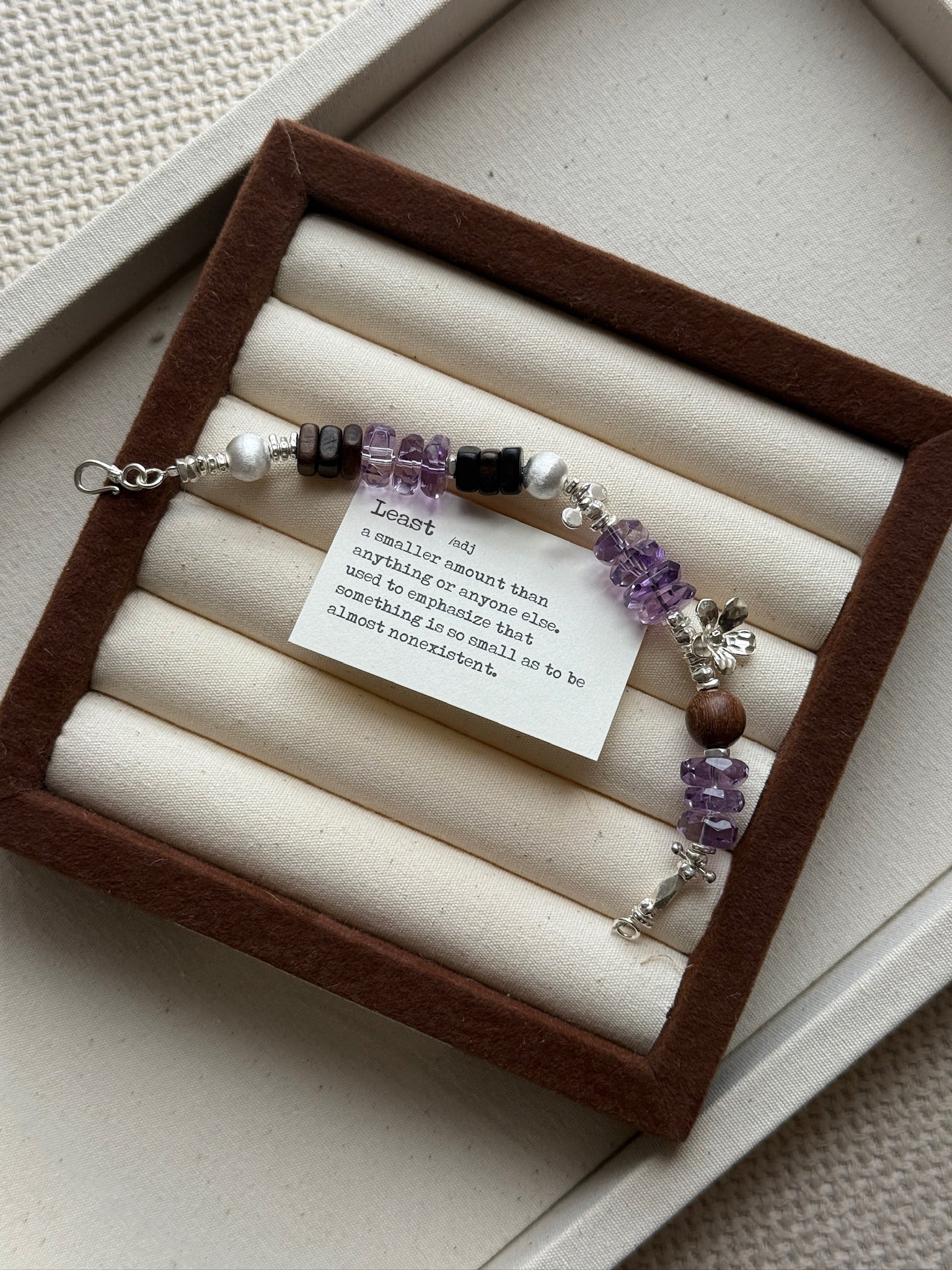 Amethyst Wisdom Bracelet - Clarity & Career Success