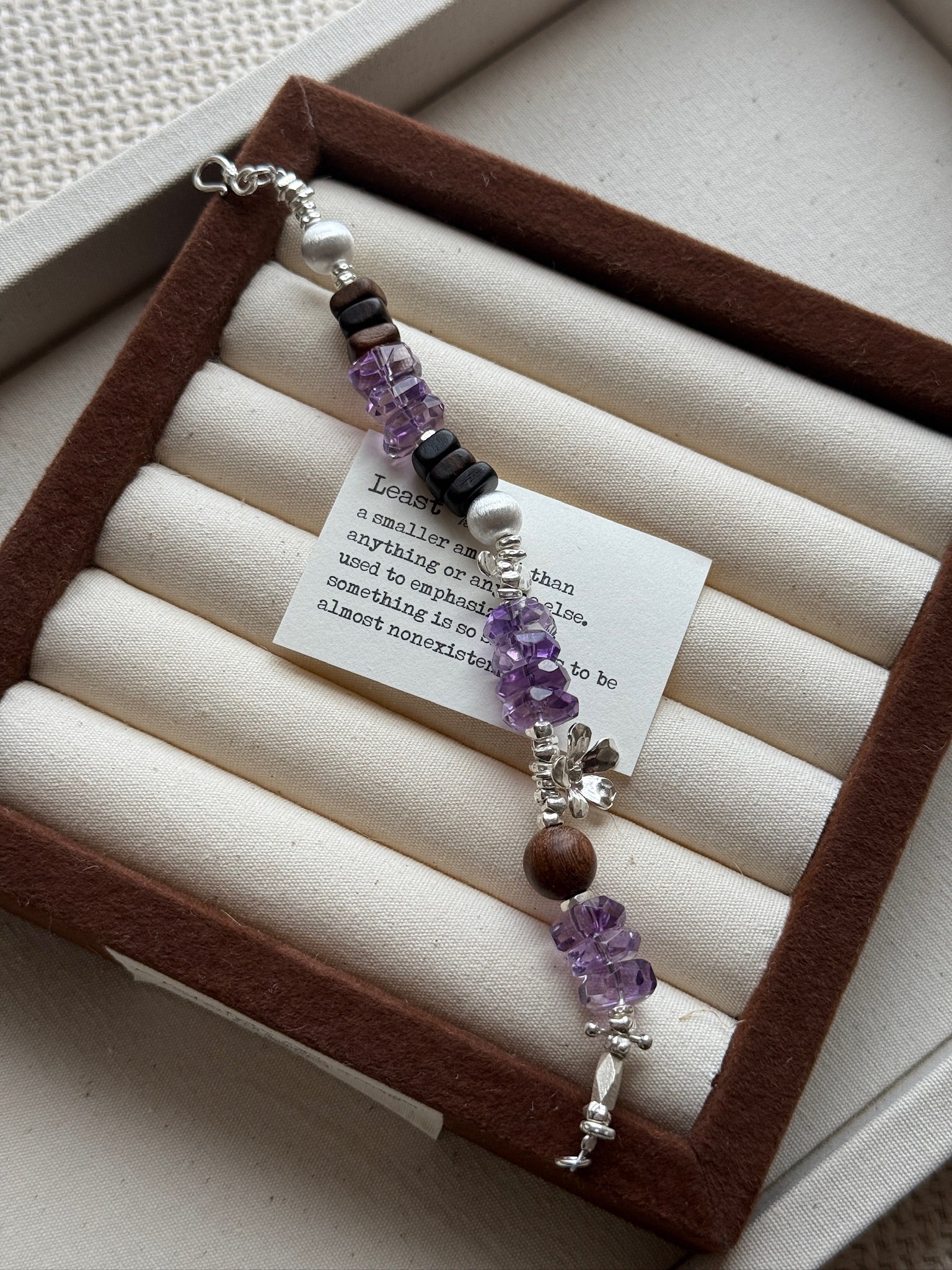 Amethyst Wisdom Bracelet - Clarity & Career Success